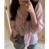 チェックラッフルブラウス/2025 AW COLLECTION | by muni:r | 詳細画像16 