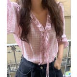 チェックラッフルブラウス/2025 AW COLLECTION | by muni:r | 詳細画像20 