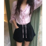 チェックラッフルブラウス/2025 AW COLLECTION | by muni:r | 詳細画像21 