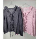 チェックラッフルブラウス/2025 AW COLLECTION | by muni:r | 詳細画像27 