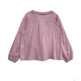 チェックラッフルブラウス/2025 AW COLLECTION | by muni:r | 詳細画像29 