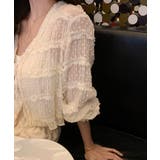 クリームシフォンストリングブラウス/2025 AW COLLECTION | by muni:r | 詳細画像10