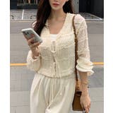 クリームシフォンストリングブラウス/2025 AW COLLECTION | by muni:r | 詳細画像3