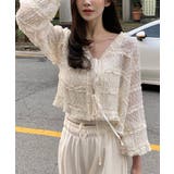 クリームシフォンストリングブラウス/2025 AW COLLECTION | by muni:r | 詳細画像4