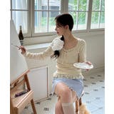 レースリボンストラップトップス/2025 AW COLLECTION | by muni:r | 詳細画像10 