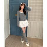 レースリボンストラップトップス/2025 AW COLLECTION | by muni:r | 詳細画像16 