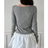 レースリボンストラップトップス/2025 AW COLLECTION | by muni:r | 詳細画像22 