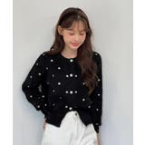 ドットニットカーディガン 2025 AW | by muni:r | 詳細画像16 