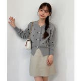 ドットニットカーディガン 2025 AW | by muni:r | 詳細画像29 