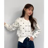 ドットニットカーディガン 2025 AW | by muni:r | 詳細画像3 