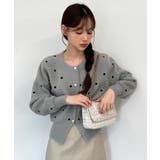 ドットニットカーディガン 2025 AW | by muni:r | 詳細画像31 