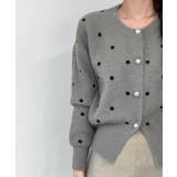 ドットニットカーディガン 2025 AW | by muni:r | 詳細画像32 
