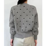 ドットニットカーディガン 2025 AW | by muni:r | 詳細画像33 