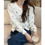 ドットニットカーディガン 2025 AW | by muni:r | 詳細画像5 