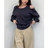 【着用動画あり 4色展開】ショルダーカットアウトスウェット 2025 | by muni:r | 詳細画像5