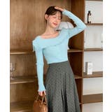 ハートドットプリーツロングスカート/2025 AW COLLECTION | by muni:r | 詳細画像3 