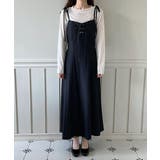 リボンデニムキャミロングワンピース/2025 AW COLLECTION | by muni:r | 詳細画像5 