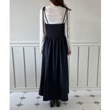 リボンデニムキャミロングワンピース/2025 AW COLLECTION | by muni:r | 詳細画像7 