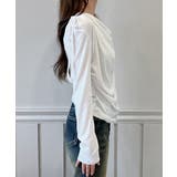 ドレープシャーリングブラウスTシャツ /2025 AW COLLECTION | by muni:r | 詳細画像10