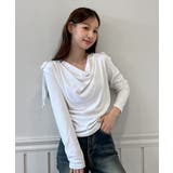 ドレープシャーリングブラウスTシャツ /2025 AW COLLECTION | by muni:r | 詳細画像3