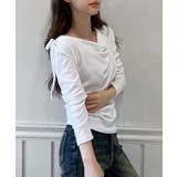 ドレープシャーリングブラウスTシャツ /2025 AW COLLECTION | by muni:r | 詳細画像4