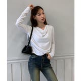 ドレープシャーリングブラウスTシャツ /2025 AW COLLECTION | by muni:r | 詳細画像6