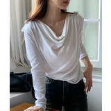 ドレープシャーリングブラウスTシャツ /2025 AW COLLECTION | by muni:r | 詳細画像8