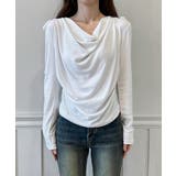 ドレープシャーリングブラウスTシャツ /2025 AW COLLECTION | by muni:r | 詳細画像9