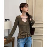 ドットリボンフリルTシャツ 2025 AW | by muni:r | 詳細画像12