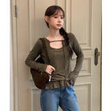 ドットリボンフリルTシャツ 2025 AW | by muni:r | 詳細画像13