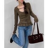 ドットリボンフリルTシャツ 2025 AW | by muni:r | 詳細画像16