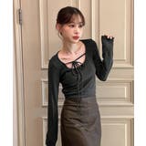 ドットリボンフリルTシャツ 2025 AW | by muni:r | 詳細画像19