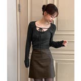 ドットリボンフリルTシャツ 2025 AW | by muni:r | 詳細画像20