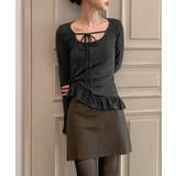 ドットリボンフリルTシャツ 2025 AW | by muni:r | 詳細画像21