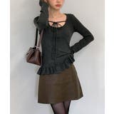 ドットリボンフリルTシャツ 2025 AW | by muni:r | 詳細画像27