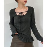 ドットリボンフリルTシャツ 2025 AW | by muni:r | 詳細画像28