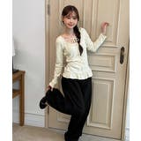 ドットリボンフリルTシャツ 2025 AW | by muni:r | 詳細画像5