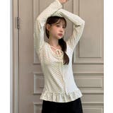 ドットリボンフリルTシャツ 2025 AW | by muni:r | 詳細画像9