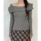 フリルオフショルダーニット/2025 AW COLLECTION | by muni:r | 詳細画像12 