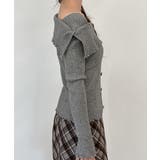 フリルオフショルダーニット/2025 AW COLLECTION | by muni:r | 詳細画像13 