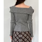 フリルオフショルダーニット/2025 AW COLLECTION | by muni:r | 詳細画像14 