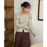 フリルオフショルダーニット/2025 AW COLLECTION | by muni:r | 詳細画像18 