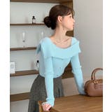 フリルオフショルダーニット/2025 AW COLLECTION | by muni:r | 詳細画像24 