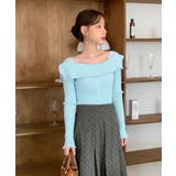 フリルオフショルダーニット/2025 AW COLLECTION | by muni:r | 詳細画像25 