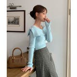 フリルオフショルダーニット/2025 AW COLLECTION | by muni:r | 詳細画像27 