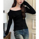 フリルオフショルダーニット/2025 AW COLLECTION | by muni:r | 詳細画像4 