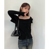 フリルオフショルダーニット/2025 AW COLLECTION | by muni:r | 詳細画像6 