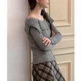 フリルオフショルダーニット/2025 AW COLLECTION | by muni:r | 詳細画像9 