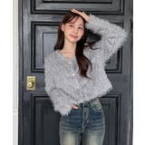 【着用動画あり 5色展開】シャイニーファークロップカーディガン 2025 | by muni:r | 詳細画像10 