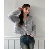 【着用動画あり 5色展開】シャイニーファークロップカーディガン 2025 | by muni:r | 詳細画像14 